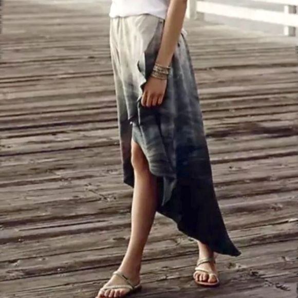 NWT Anthr Gypsy 05 Ombré Silk Skirt - Picture 4 of 15